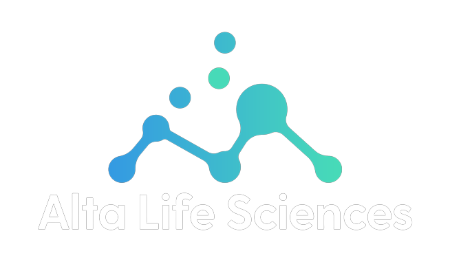 A green background with the words extra life sciences written in white.